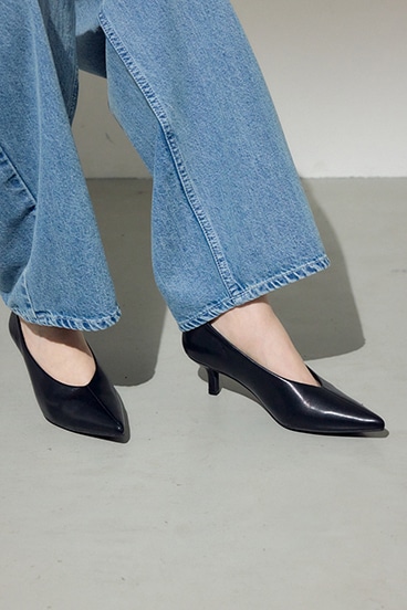 【SS先行アイテム】ソフトインソールポインテッドパンプス