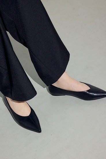 【SS先行アイテム】ソフトインソールローヒールパンプス