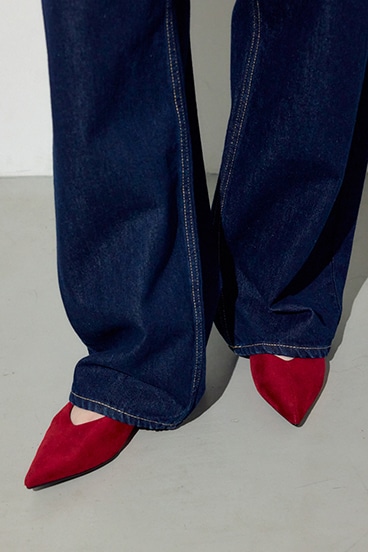 【SS先行アイテム】ソフトインソールローヒールパンプス 詳細画像