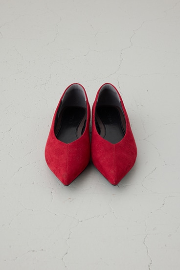 【SS先行アイテム】ソフトインソールローヒールパンプス 詳細画像