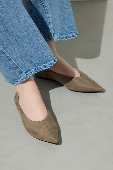 【SS先行アイテム】ソフトインソールローヒールパンプス