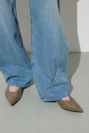 【SS先行アイテム】ソフトインソールローヒールパンプス 詳細画像