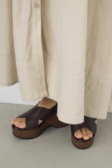 ウェッジソールサンダル 詳細画像