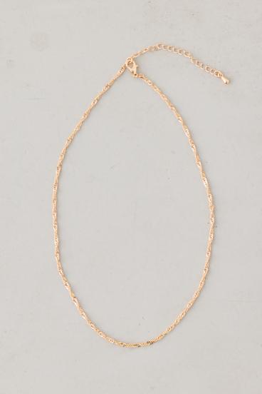 ツイストチェーンネックレス