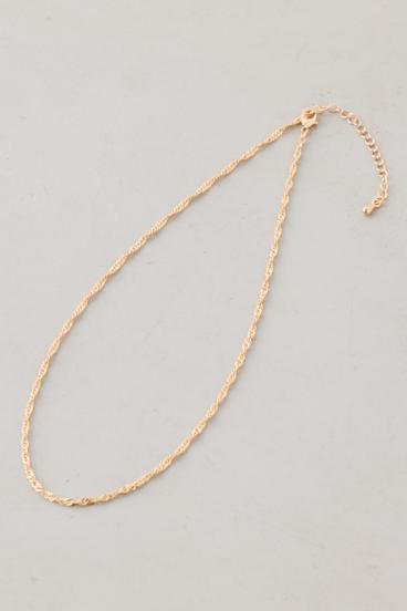 ツイストチェーンネックレス 詳細画像