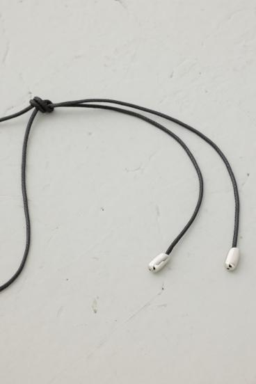 メタルプレートコードネックレス 詳細画像