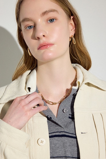 ミックスチェーンネックレス