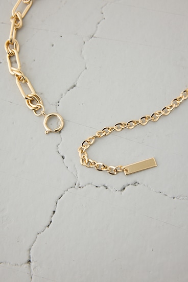 ミックスチェーンネックレス 詳細画像