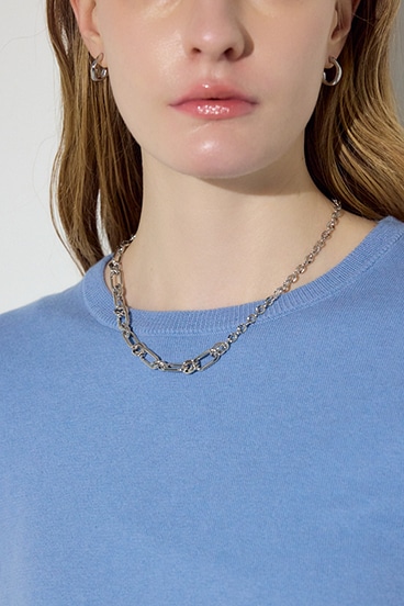 ミックスチェーンネックレス
