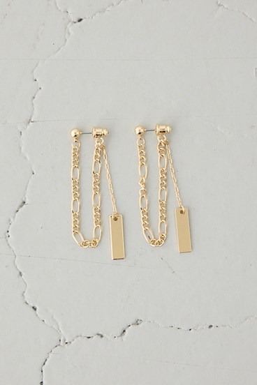 ミックスチェーンスウィングピアス 詳細画像