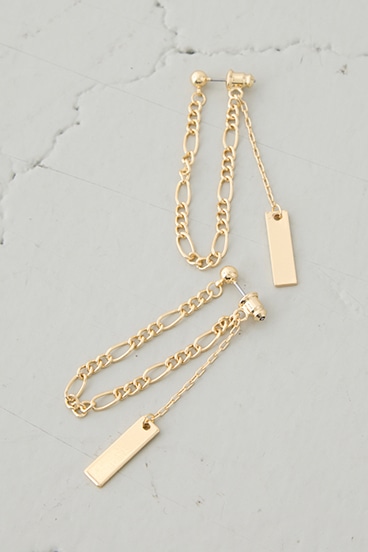 ミックスチェーンスウィングピアス 詳細画像