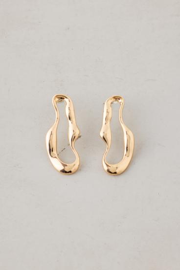 ウェイビーサークルピアス