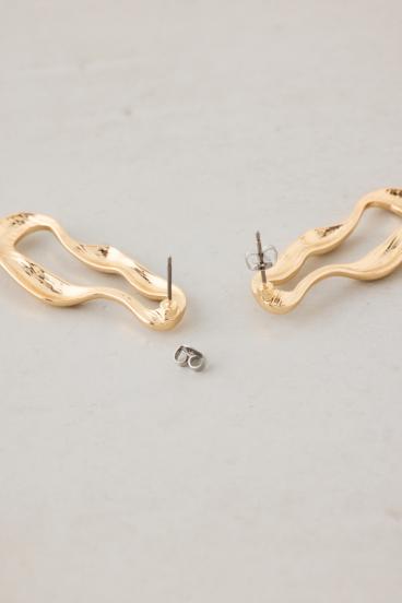 ウェイビーサークルピアス 詳細画像