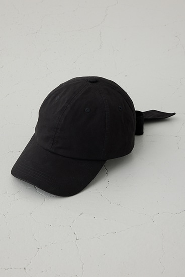 バックリボンキャップ