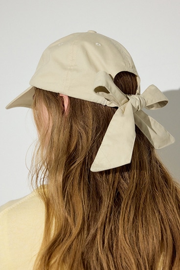 バックリボンキャップ 詳細画像