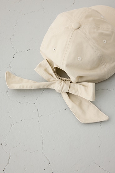 バックリボンキャップ 詳細画像