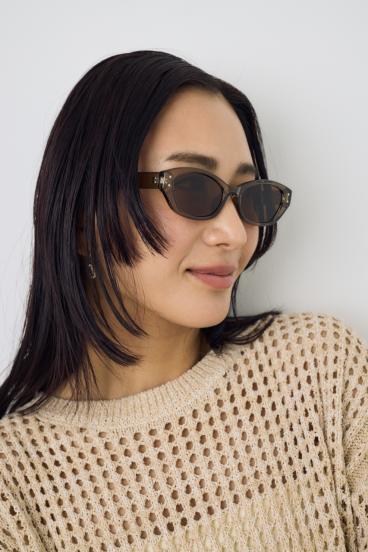 スクエアフレームアイウェア 詳細画像