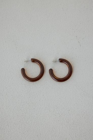 アクリルフープピアス 詳細画像