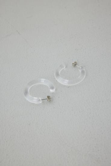 アクリルフープピアス 詳細画像