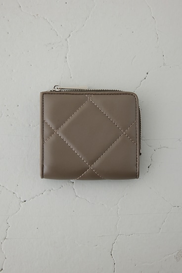 【SS先行アイテム】キルティングミニウォレット