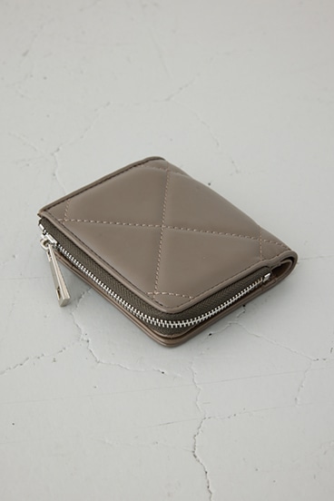 【SS先行アイテム】キルティングミニウォレット