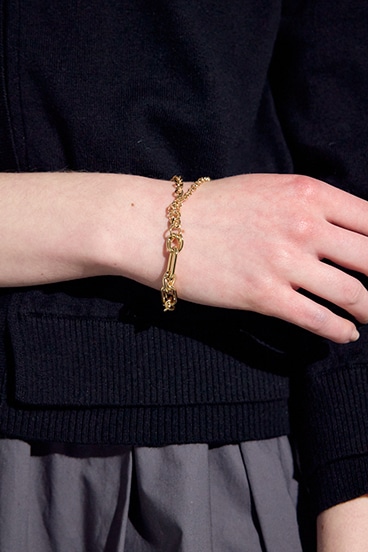 ミックスチェーンブレスレット