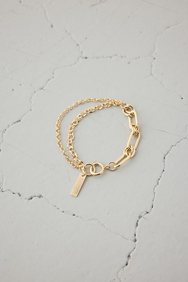 ミックスチェーンブレスレット 詳細画像