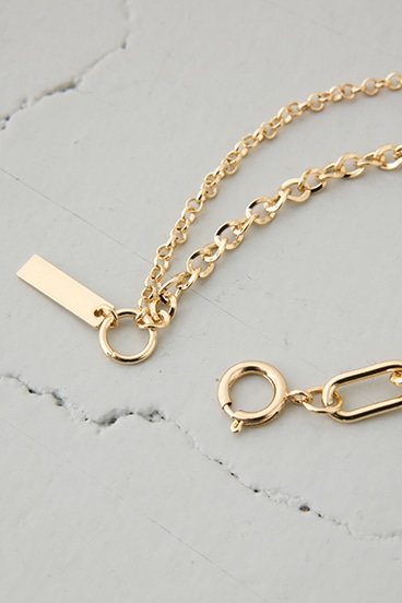 ミックスチェーンブレスレット 詳細画像