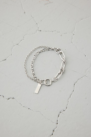 ミックスチェーンブレスレット 詳細画像