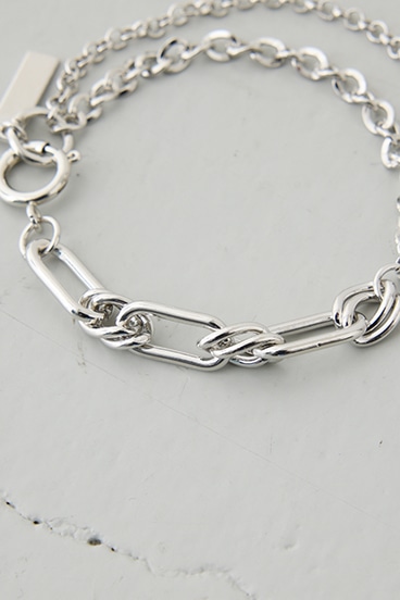 ミックスチェーンブレスレット 詳細画像