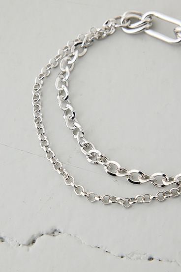 ミックスチェーンブレスレット 詳細画像