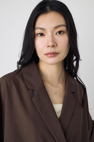 マルチチェーン2連ネックレス 詳細画像