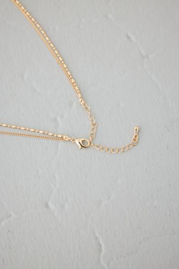 マルチチェーン2連ネックレス 詳細画像