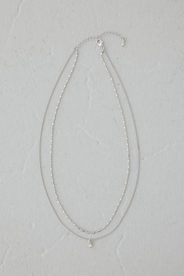 マルチチェーン2連ネックレス