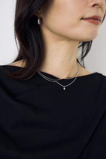 マルチチェーン2連ネックレス 詳細画像