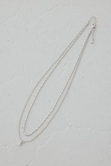 マルチチェーン2連ネックレス 詳細画像