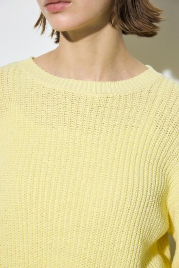 畔編みリラックスニットトップス 詳細画像