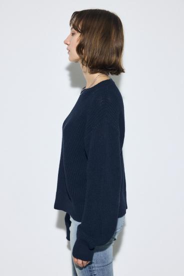 畔編みリラックスニットトップス 詳細画像