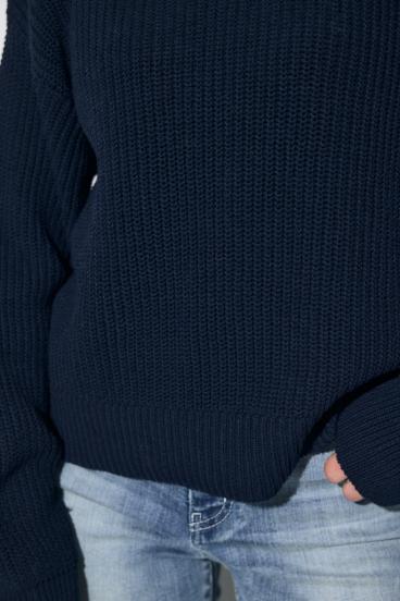 畔編みリラックスニットトップス 詳細画像