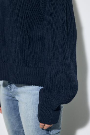 畔編みリラックスニットトップス 詳細画像