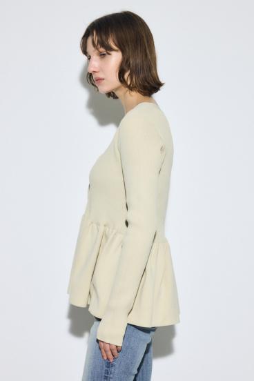 ペプラムカーディガン 詳細画像