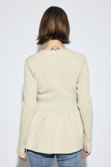 ペプラムカーディガン 詳細画像