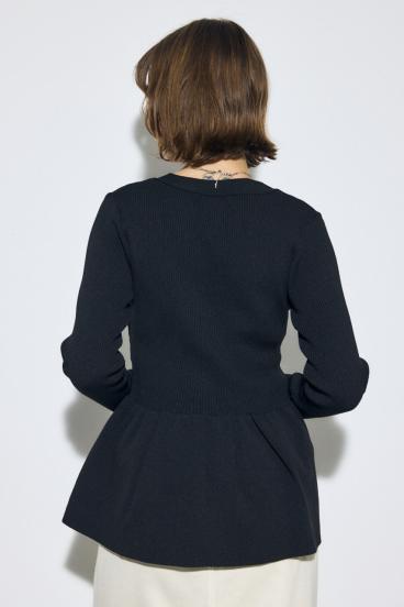 ペプラムカーディガン 詳細画像