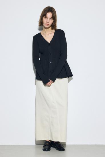 ペプラムカーディガン 詳細画像