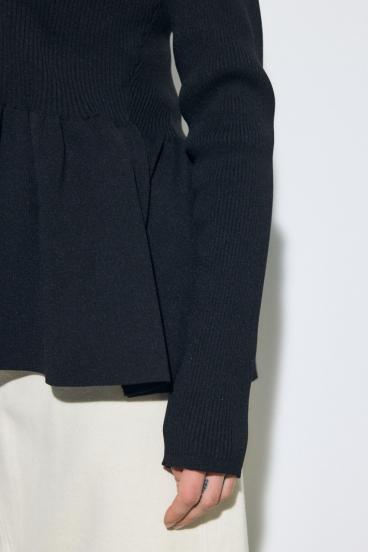 ペプラムカーディガン 詳細画像