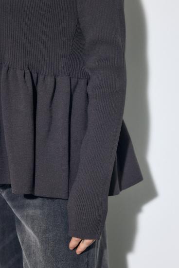 ペプラムカーディガン 詳細画像