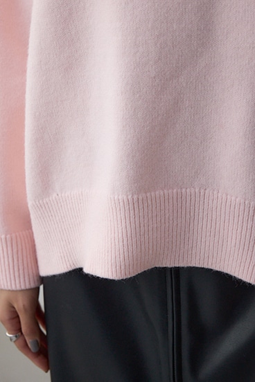 アソートカラーハーフジップニットトップス 詳細画像