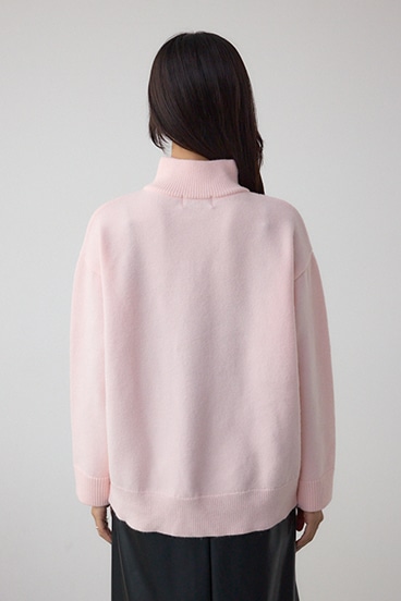 アソートカラーハーフジップニットトップス 詳細画像