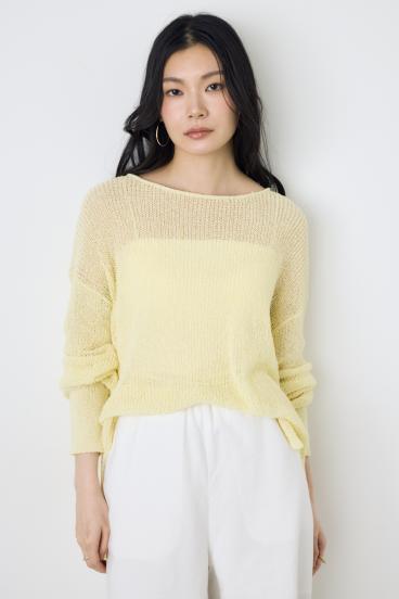 【4/30（木）23:59まで期間限定価格】ドライタッチニット 詳細画像