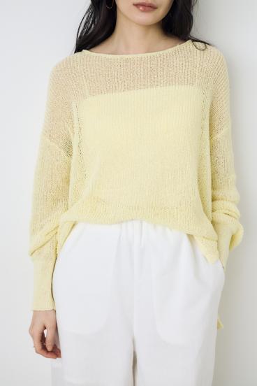 【4/30（木）23:59まで期間限定価格】ドライタッチニット 詳細画像